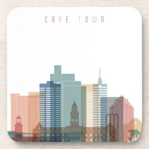 Porta-copo Skyline da cidade de Cape Town, África