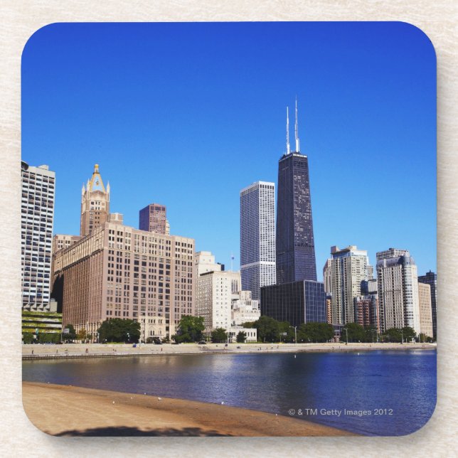 Porta-copo Skyline. de Chicago (Frente)