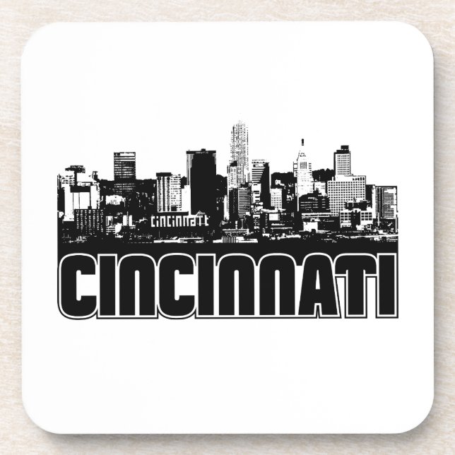 Porta-copo Skyline de Cincinnati (Frente)