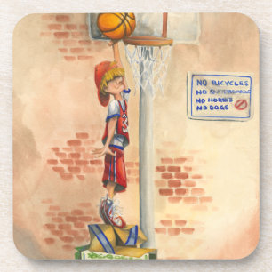 Porta-copo Slam Dunk no basquetebol de Jay Throckmorton
