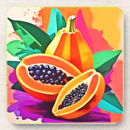 Porta-copo Sliced Papaya Pop Art