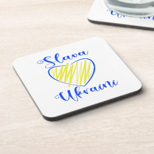 Porta-copo Slogan Slava Ucraniano Glória à Ucrânia