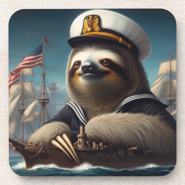 Porta-copo Sloth Sailor (Frente)