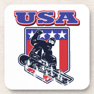 Porta-copo Snowboard EUA