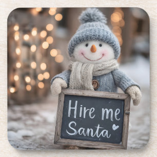 Porta-copo Snowman "Aluga-me Papais noeis"