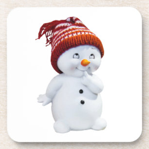 PORTA-COPO SNOWMAN BONITO