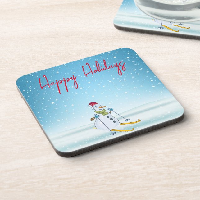 Porta-copo Snowman de Natal perfeito (Left Side)