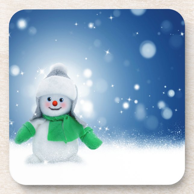 Porta-copo Snowman Deseja (Frente)