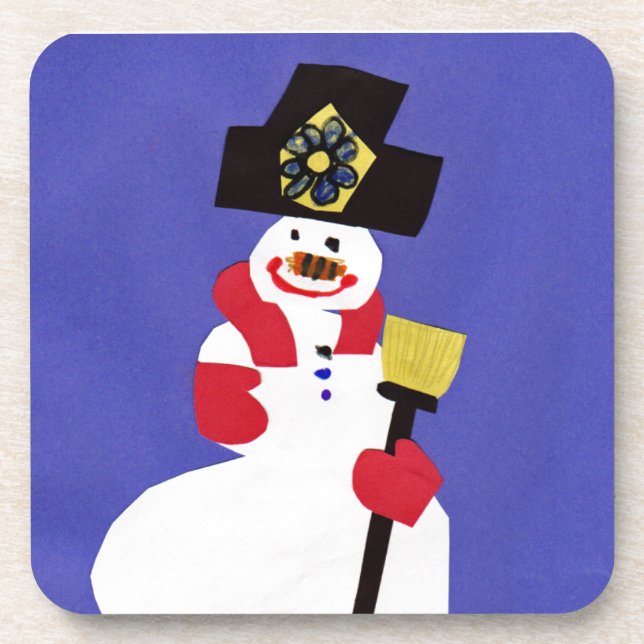 Porta-copo Snowman por VictoriaShaylee (Frente)