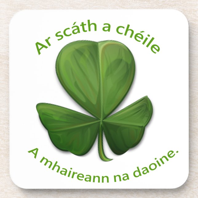 Porta-copo Sob o abrigo de cada uma das outras pessoas sobrev (Frente)