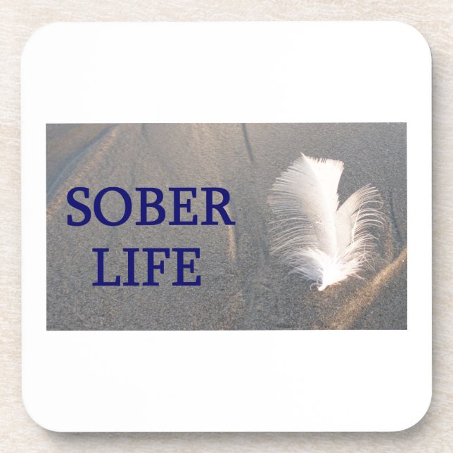 Porta-copo Sober life Plume (Frente)
