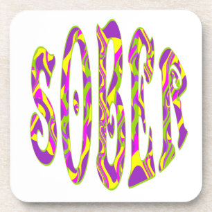 Porta-copo SÓBER Retro 60's Art Psicedélico