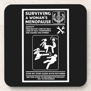 Porta-copo Sobrevivendo à menopausa