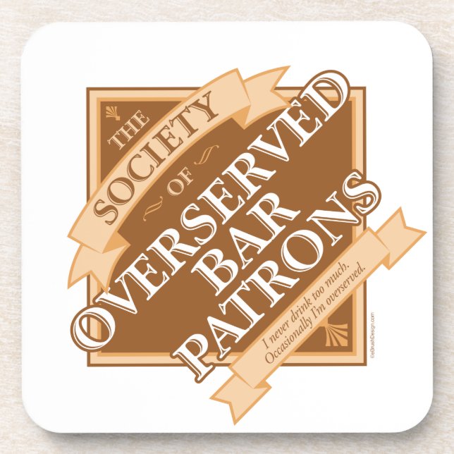 Porta-copo Sociedade de Bares Superados (Frente)