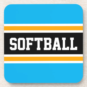 Porta-copo SOFTBALL Diversão Brilhante Céu Azul Estirpes Amar