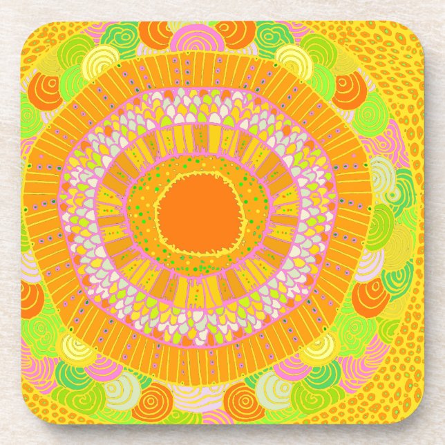 Porta-copo Sol tropical - Sol Arizona (Frente)