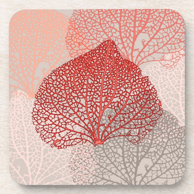 Porta-copo Sombra Coral (Frente)