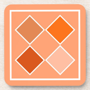 Porta-copo Sombras de Laranja Argyle