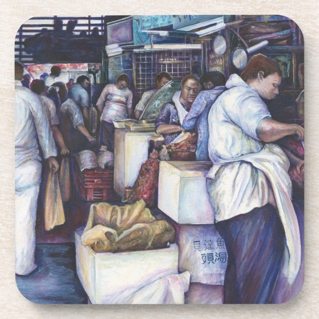 Porta-copo Sopa de Cabeça de Peixe, Singapura (Frente)