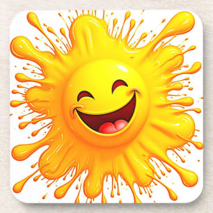 Porta-copo Sorrisos de Sol: Explosão de Alegria