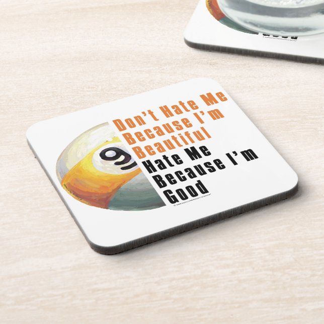 Porta-copo Sou Bonita, Sou Boa 9 Ball (Left Side)