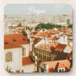 Porta-copo Souvenir da paisagem urbana de Praga