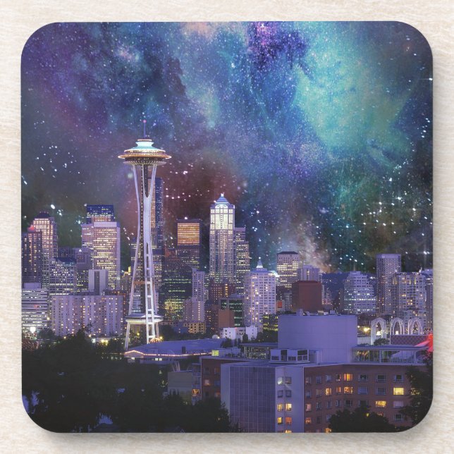 Porta-copo Spacey Seattle (Frente)
