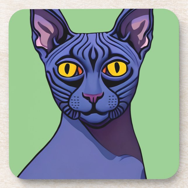Porta-copo Sphynx Cat (Frente)