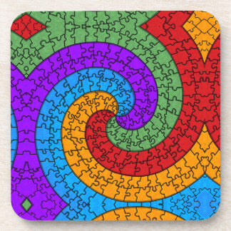 Porta-copo Spiral Jigsaw