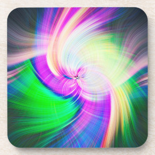 Porta-copo SPIRALFLUO - Fratura Moderna Colorida Psicedélica