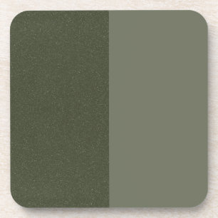 Porta-copo Split Moss Green Coaster Estilo Duo-Tone - Persona