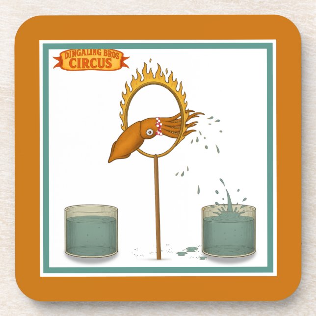 Porta-copo Squirty squid (Frente)