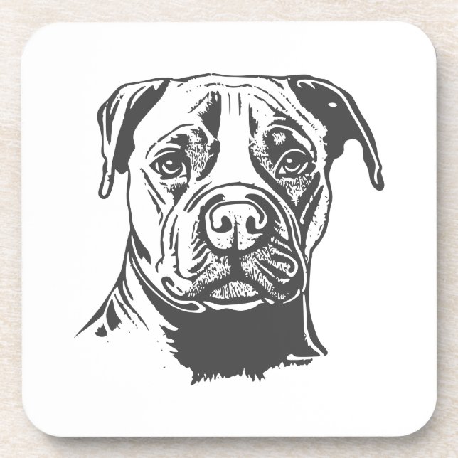 Porta-copo Staffordshire Bull Terrier (Frente)