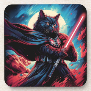 Porta-copo Stardust Samurai Guerreiro de Gato Cósmico