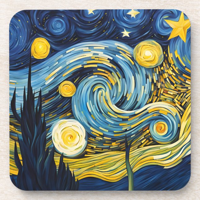 Porta-copo Starry Night (Frente)