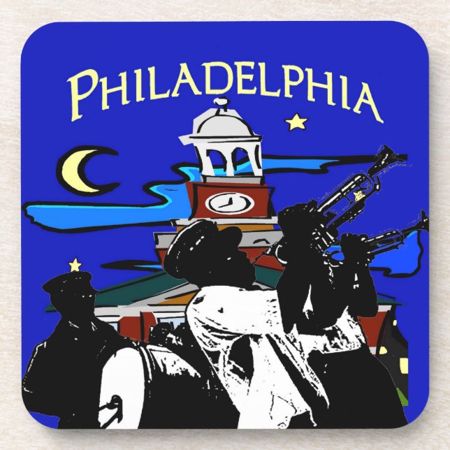 Porta-copo Starry Night Philadelphia Banda (Frente)