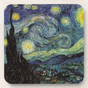 Porta-copo Starry night Rhone por Van Gogh