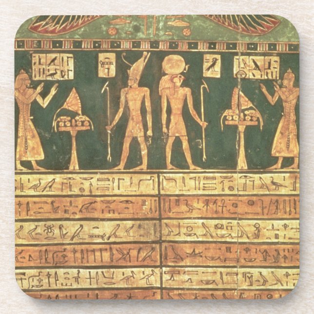 Porta-copo Stele de Horsiese, período atrasado (madeira (Frente)