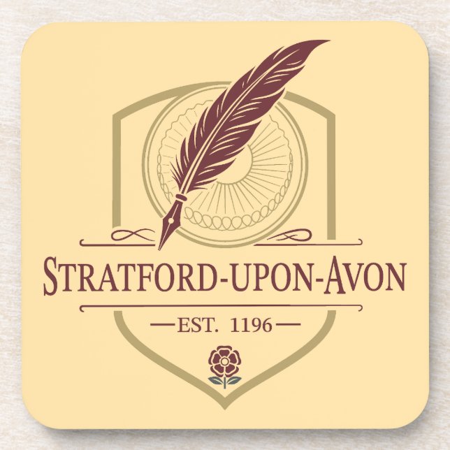 Porta-copo Stratford-upon-Avon Inglaterra (Frente)