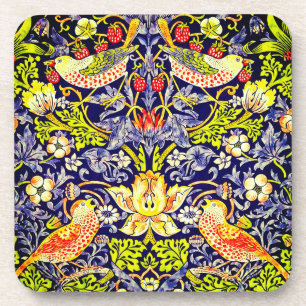 Porta-copo Strawberry Thef Birds William Morris