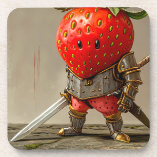 Porta-copo Strawberry Warrior