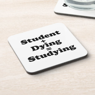 Porta-copo Student Plus Dying Equals Studying