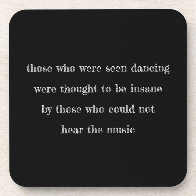 Porta-copo Sua Pílula Preta de Ponta Personalizada de Cotação (Frente)