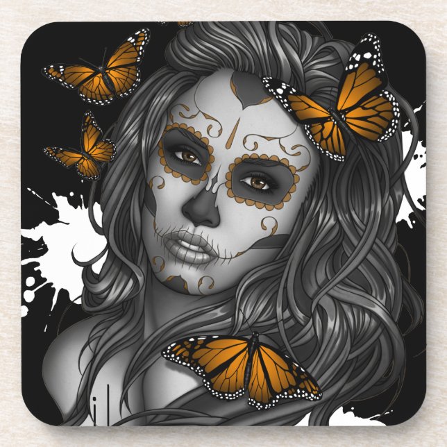 Porta-copo Sugar Skull Girl (Frente)