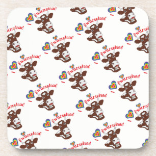 Porta-copo Suíça - Suisse Svizzera - Svizra base para copos