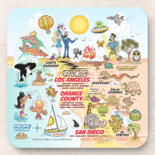 Porta-copo Sul da Califórnia