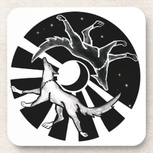 Porta-copo Sun e Moon Wolves