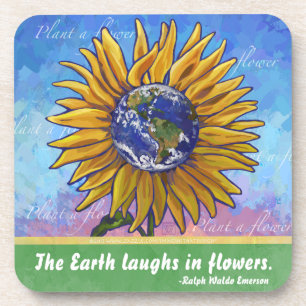 Porta-copo Sunflower Earth Art