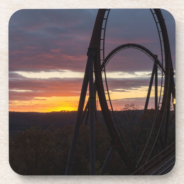 Porta-copo Sunset Over Wilfire (Frente)