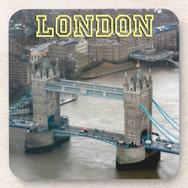 Porta-copo Super! Tower Bridge Londres (Frente)